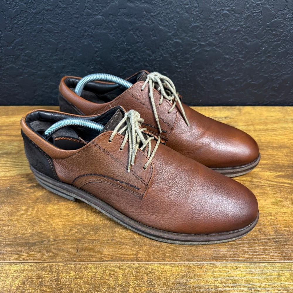 Josef Seibel 25804 Brown Leather Oxford Shoes Mens EU 42 US 9